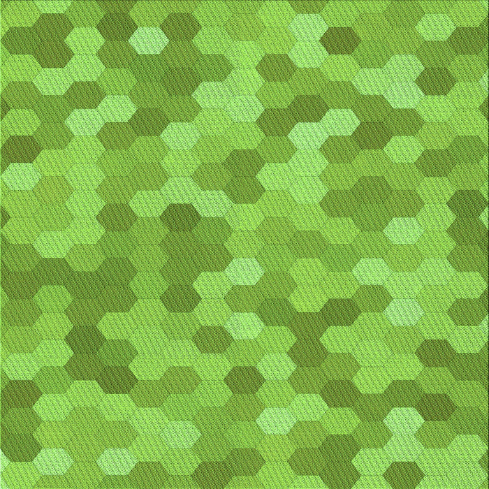 Round Machine Washable Transitional Apple Green Rug, wshpat402grn