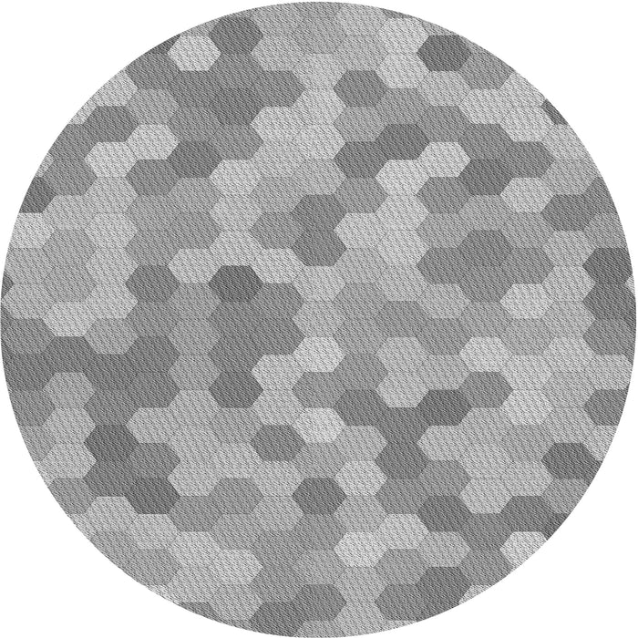 Square Patterned Gray Rug, pat402gry