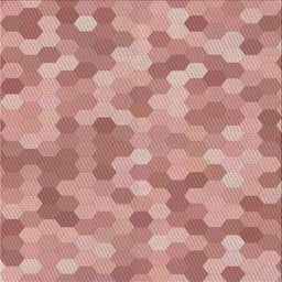 Sideview of Machine Washable Transitional Cherry Red Rug, wshpat402