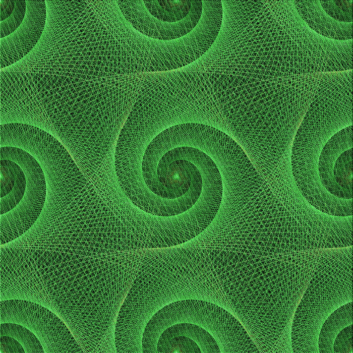 Round Patterned Deep Emerald Green Rug, pat403grn