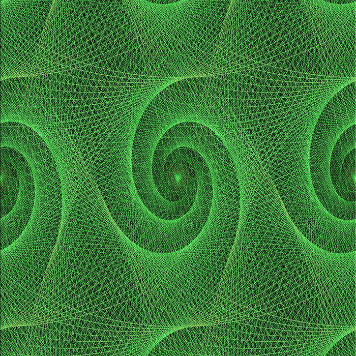 Patterned Deep Emerald Green Rug, pat403grn