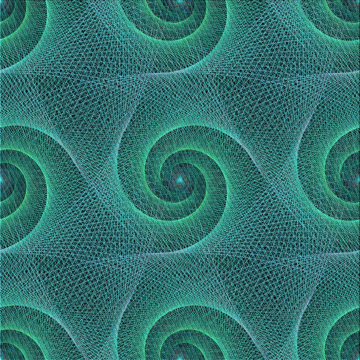 Round Machine Washable Transitional Dark Turquoise Green Rug, wshpat403lblu