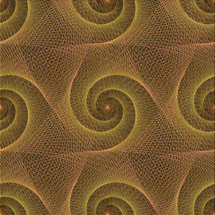 Round Patterned Bakers Brown Rug, pat403org