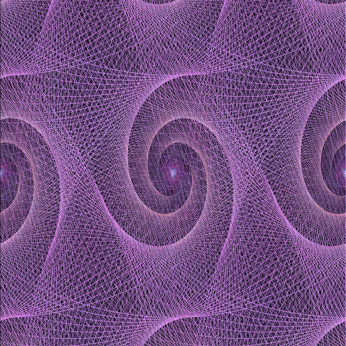 Machine Washable Transitional Purple Rug, wshpat403pur