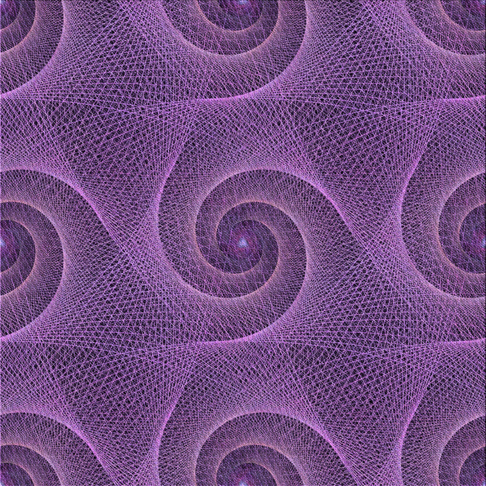 Round Patterned Purple Rug, pat403pur