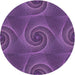 Square Patterned Purple Rug, pat403pur