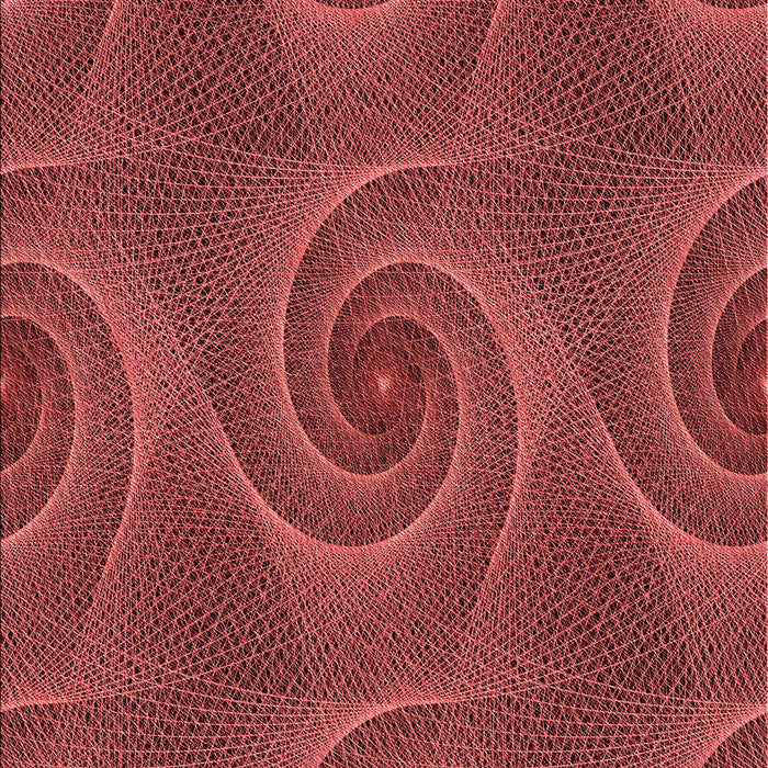 Patterned Cranberry Red Rug, pat403rd