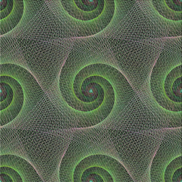 Square Patterned Dark Forest Green Novelty Rug, pat403