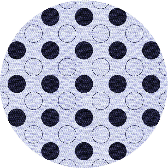 Square Patterned Lavender Blue Rug, pat404blu