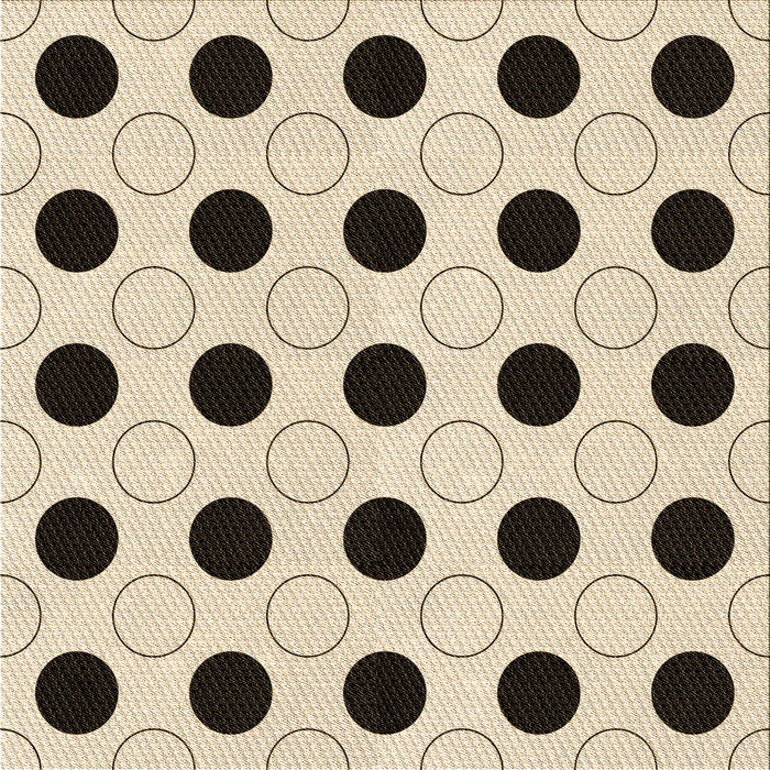 Round Machine Washable Transitional Wheat Beige Rug, wshpat404brn