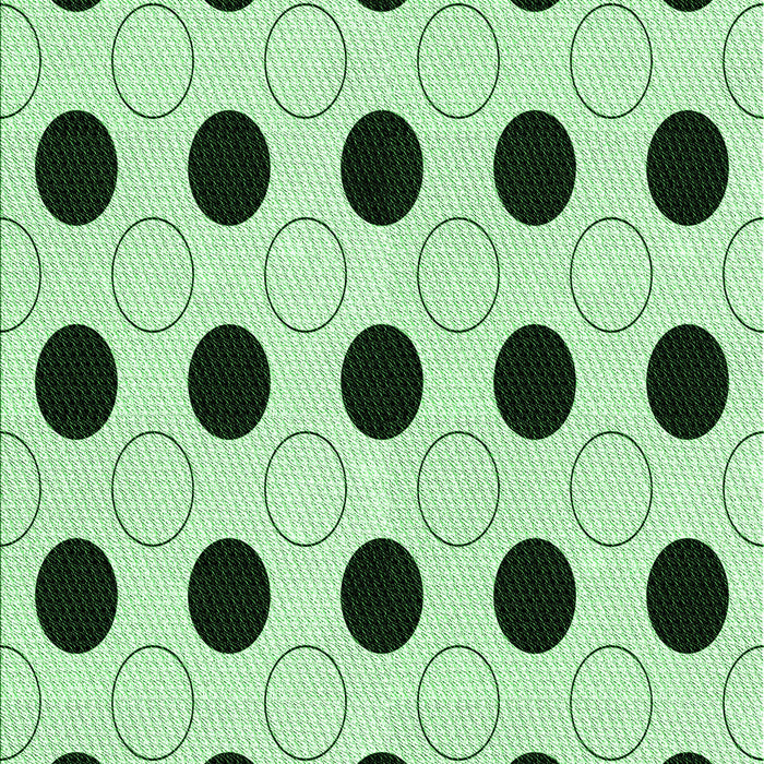 Machine Washable Transitional Mint Green Rug, wshpat404grn