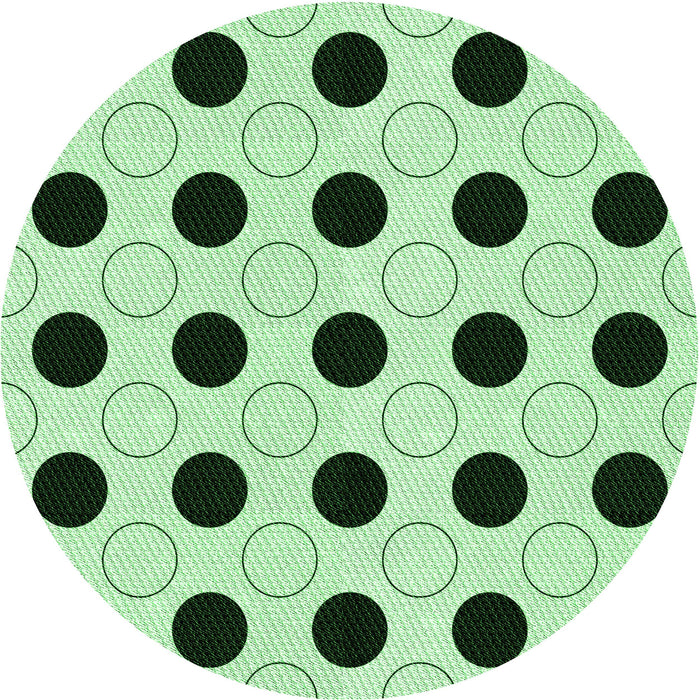 Square Patterned Mint Green Rug, pat404grn