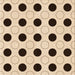 Round Patterned Sienna Brown Rug, pat404org