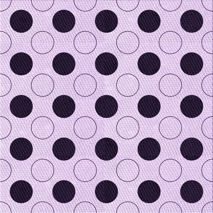 Round Patterned French Lilac Purple Rug, pat404pur