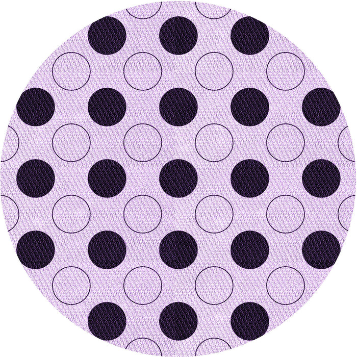 Square Patterned French Lilac Purple Rug, pat404pur