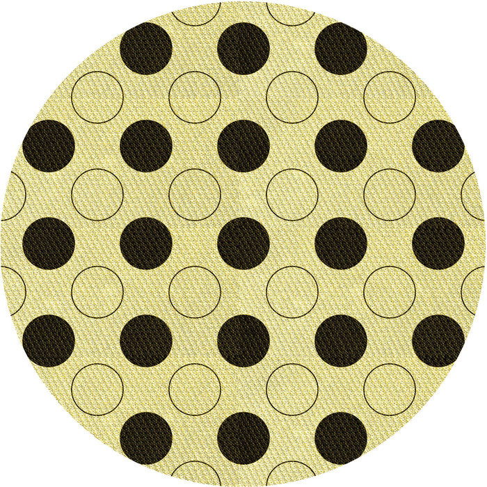 Square Patterned Mustard Yellow Rug, pat404yw
