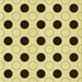 Round Patterned Mustard Yellow Rug, pat404yw