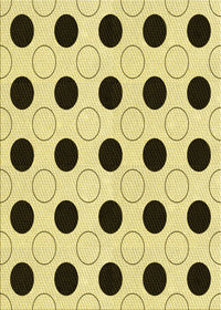 Machine Washable Transitional Mustard Yellow Rug, wshpat404yw