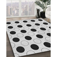 Patterned Gray Novelty Rug, pat404