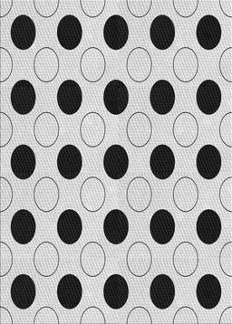 Patterned Gray Novelty Rug, pat404