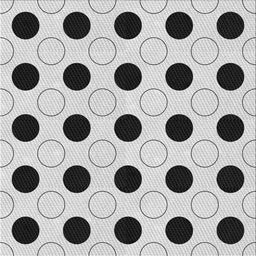 Square Patterned Gray Novelty Rug, pat404