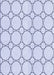 Machine Washable Transitional Lavender Blue Rug, wshpat405blu