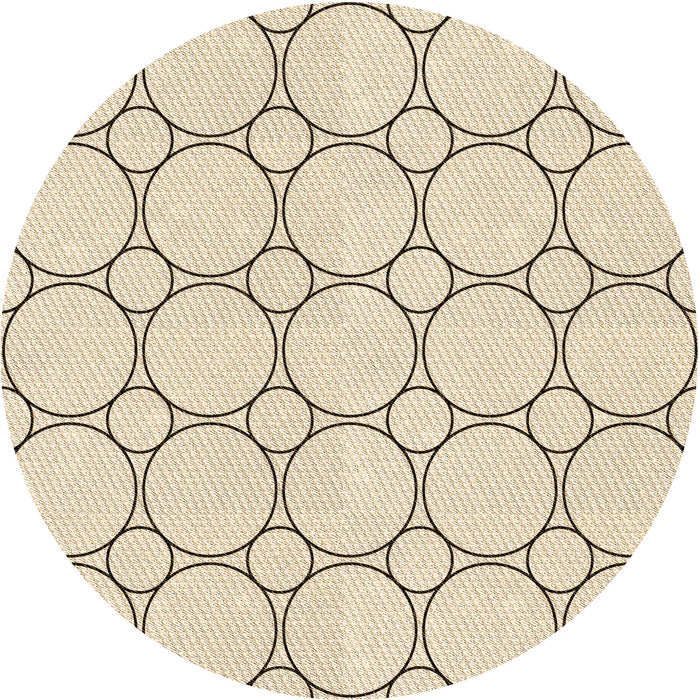 Square Machine Washable Transitional Moccasin Beige Rug in a Living Room, wshpat405brn