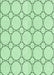 Machine Washable Transitional Mint Green Rug, wshpat405grn