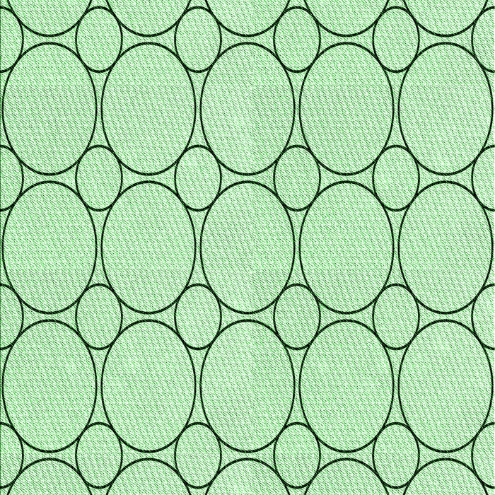 Patterned Mint Green Rug, pat405grn