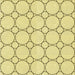 Round Machine Washable Transitional Sun Yellow Rug, wshpat405yw