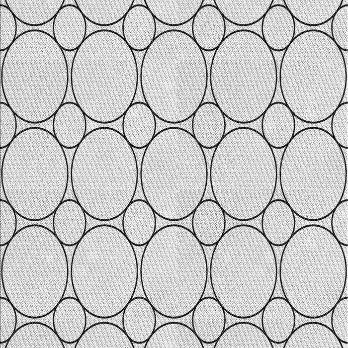 Patterned Off-White Novelty Rug, pat405