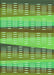 Patterned Green Rug, pat406grn