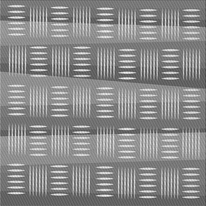 Round Patterned Ash Gray Rug, pat406gry