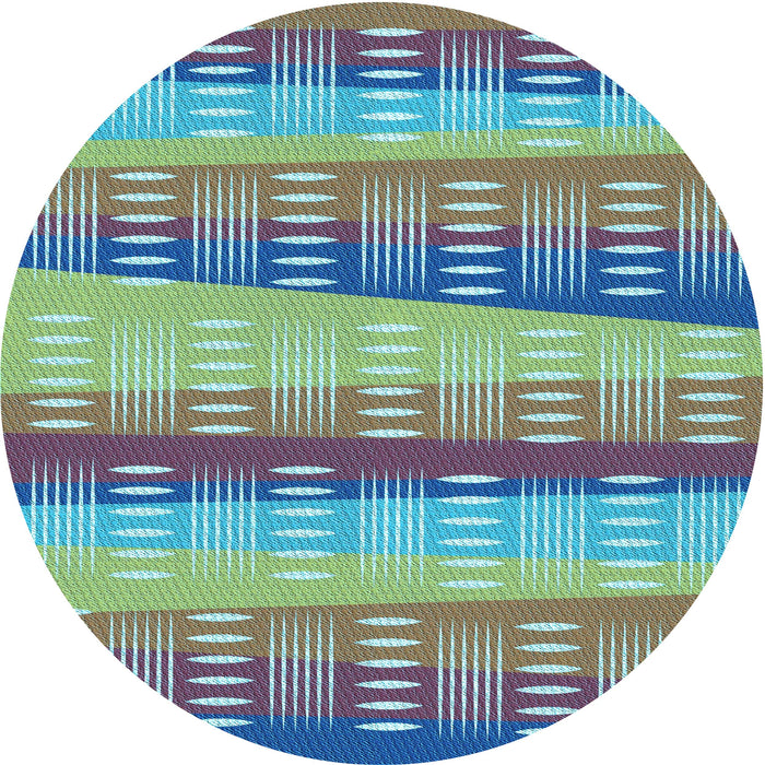 Square Machine Washable Transitional Medium Aqua Marine Green Rug in a Living Room, wshpat406lblu