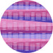 Square Patterned Violet Purple Rug, pat406pur