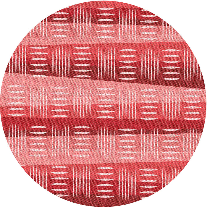 Square Machine Washable Transitional Red Rug in a Living Room, wshpat406rd