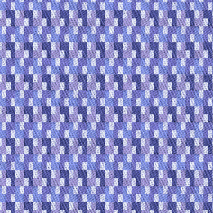 Round Patterned Jeans Blue Rug, pat407blu