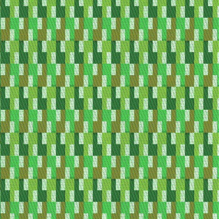 Patterned Dark Lime Green Rug, pat407grn