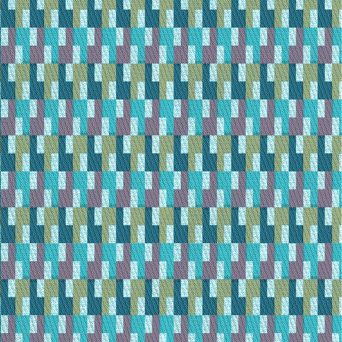 Patterned Green Rug, pat407lblu
