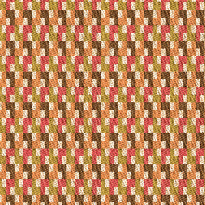 Round Patterned Yellow Orange Rug, pat407org