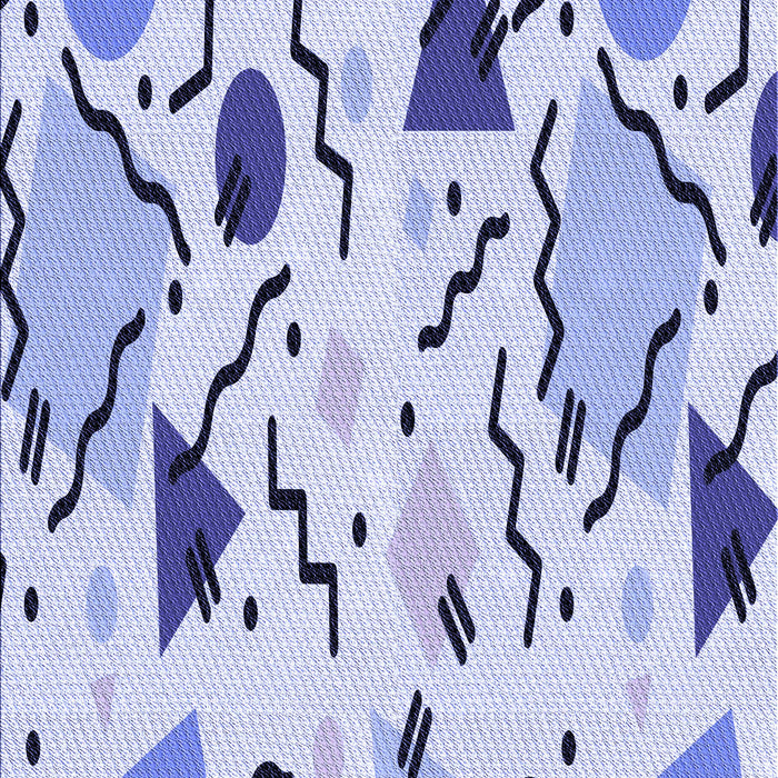 Patterned Blue Rug, pat408blu