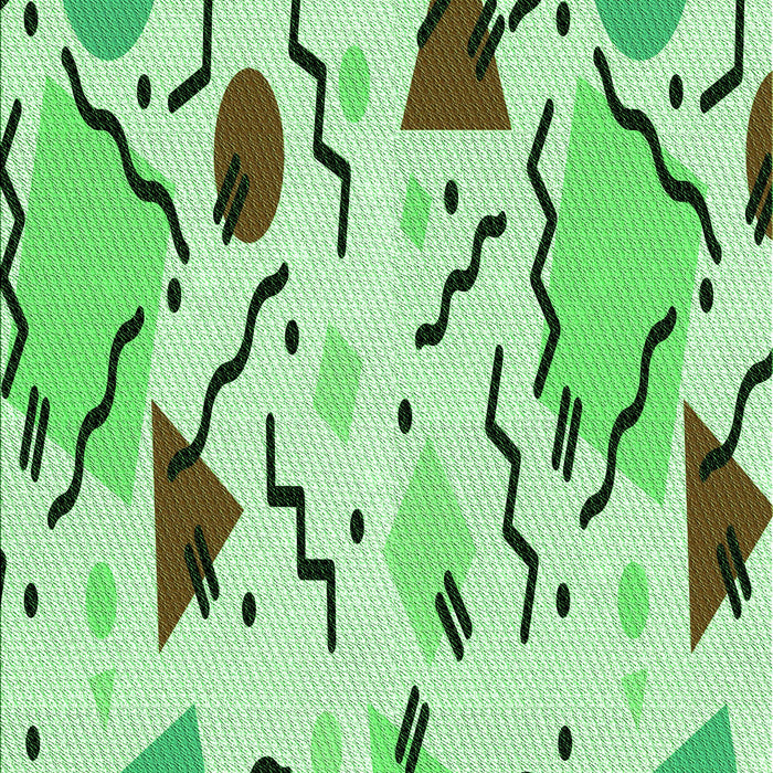 Patterned Green Rug, pat408grn