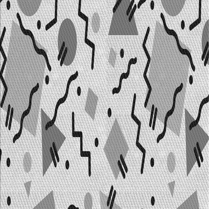 Machine Washable Transitional Platinum Gray Rug, wshpat408gry