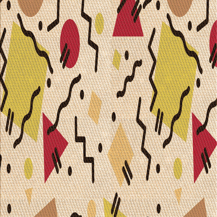 Patterned Khaki Gold Rug, pat408org