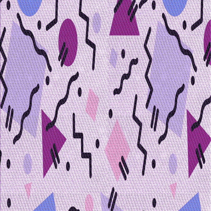 Patterned Periwinkle Pink Rug, pat408pur