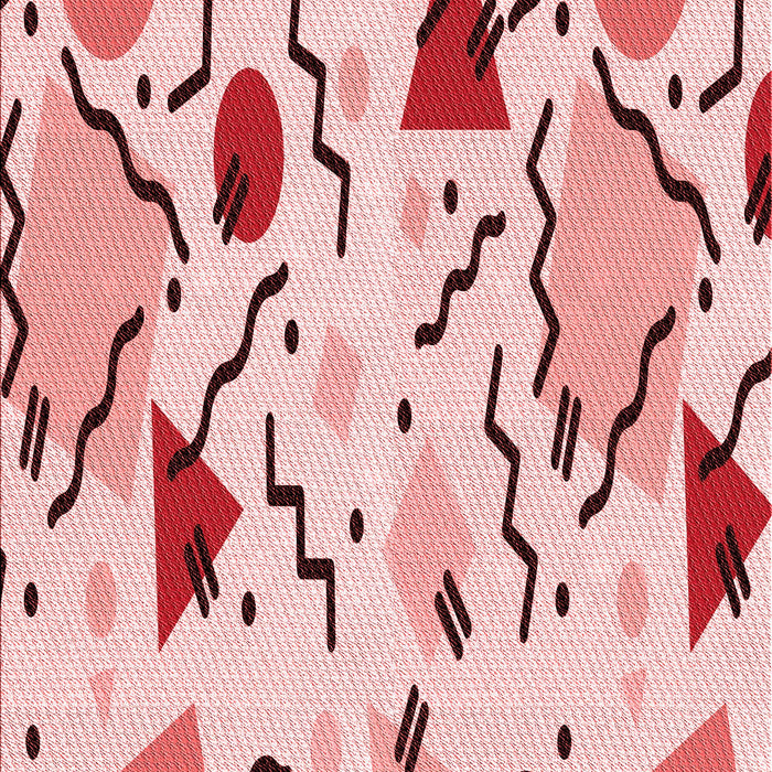 Patterned Red Rug, pat408rd