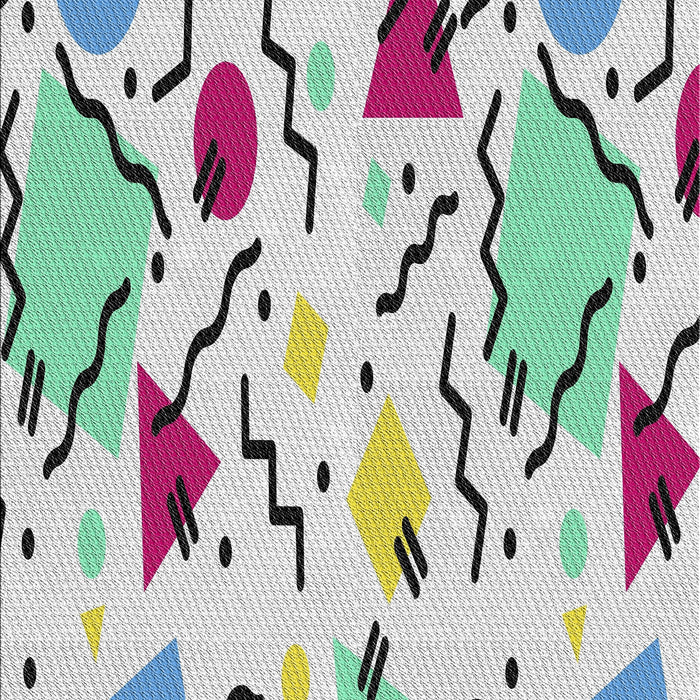 Patterned Light Rose Green Novelty Rug, pat408