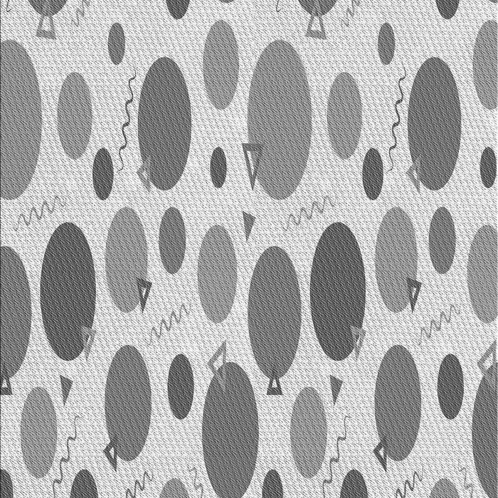 Machine Washable Transitional Platinum Gray Rug, wshpat409gry