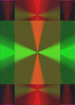 Patterned Dark Lime Green Novelty Rug, pat40