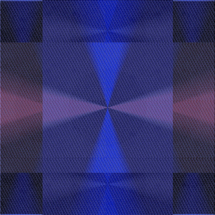 Round Patterned Denim Dark Blue Rug, pat41blu